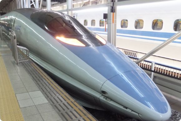 画像：５００系新幹線の写真